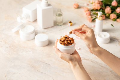 Skincare with almonds
