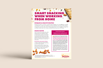 SMART SNACKING WHEN WORKING FROM HOME