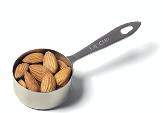 Almond 1. Almond in Mayones Korea. Cup sliced